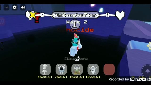 Undertale tower defense roblox прохождение WATERFALL на геноциде. смотреть онлайн