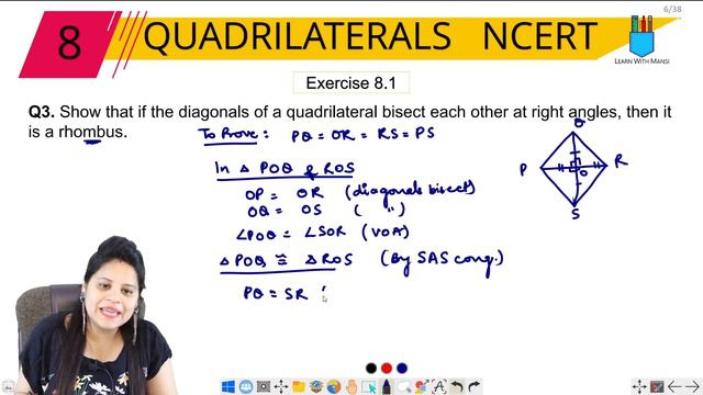 Class 9 Maths | Chapter 8 | Exercise 8.1 Q3 | Quadrilaterals | NCERT смотреть онлайн