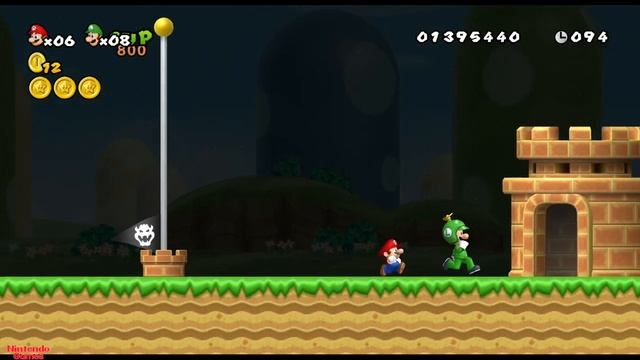 New Super Mario Bros. Wii (Hack) Full Game– 2 Player Walkthrough Co-Op смотреть онлайн