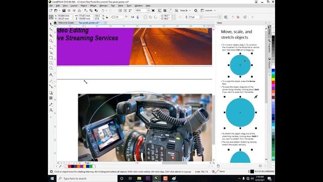 How to Design A Poster in Coreldraw 2019,Tutorial смотреть онлайн