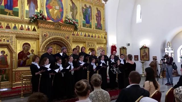 Блаженна 5-го гласа "Разбойник на кресте ...". Знаменного роспева в обр. Г.Б. Печенкина.