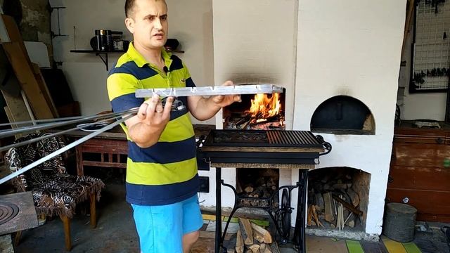 Мангал из швейной машинки обзор   Brazier From A Sewing Machine Review
