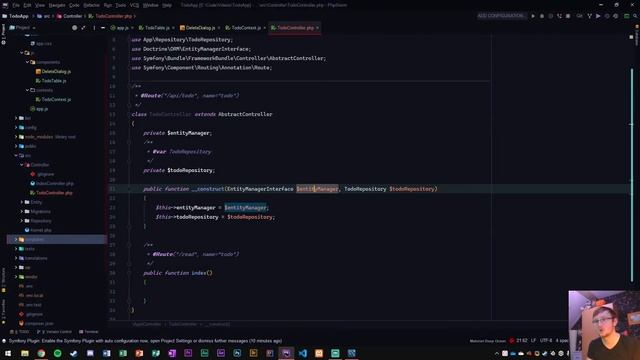 PART 8 - To-Do App - ['Symfony 5', 'React', Material UI'] - Symfony + Axios Get (Fetch) смотреть онлайн