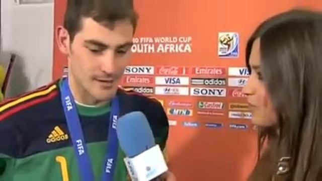 Iker Casillas y Sara Carbonero (Mundial 2010 South Africa) смотреть онлайн