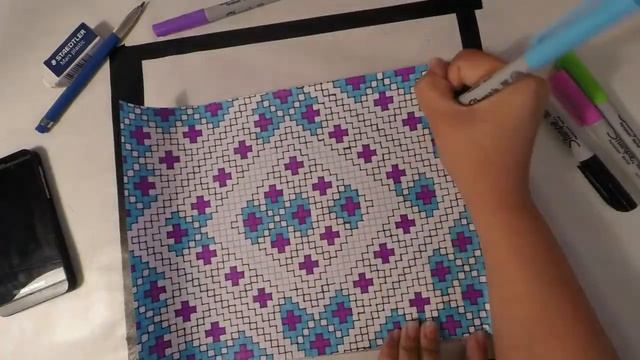 Graph Paper Doodle - 002 смотреть онлайн