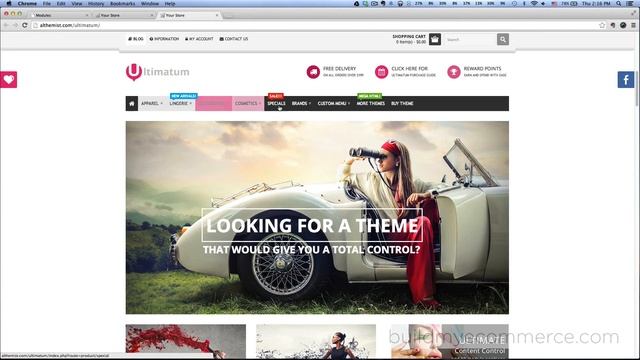 03 Ultimatum OpenCart Theme - Header Area смотреть онлайн