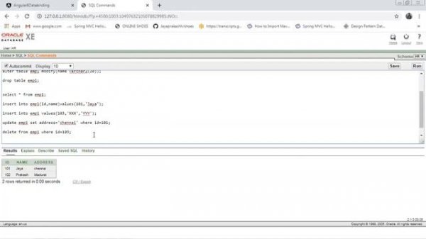 SQL Statement I I - Oracle 11G  | Part V  | SQL QUERY