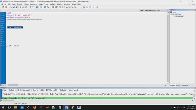 x86Assembler#3: Ассемблер - Начало смотреть онлайн