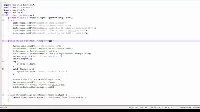 Strategy Pattern in Java 8 смотреть онлайн