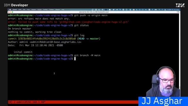 Using IBM Code Engine to deploy a Hugo static site (part 1 of 3) смотреть онлайн