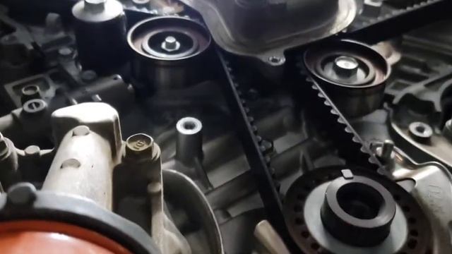 2011 Honda Odyssey. Replace timing belt, water pump/Замена ремня ГРМ. смотреть онлайн