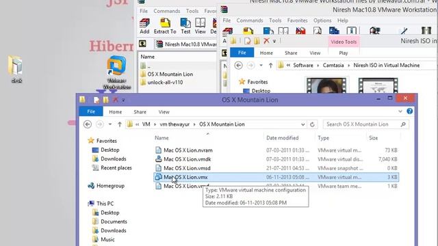 Run Niresh Mac OS 10.8.2 iso Distro in VMware workstation Part 1 - thewayur смотреть онлайн