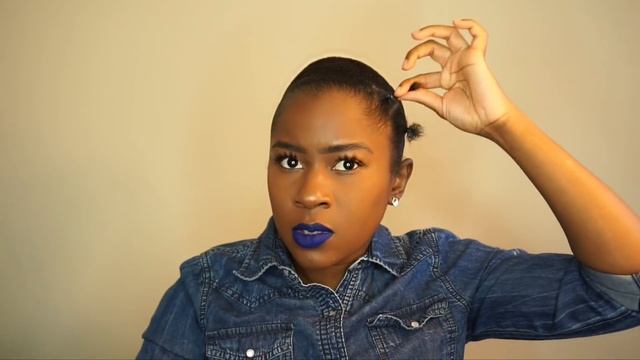 Braided Side Curly Ponytail Updo on Super Short(TWA) 4c Natural Hair!!!Sassina Hair|Mona B. смотреть онлайн