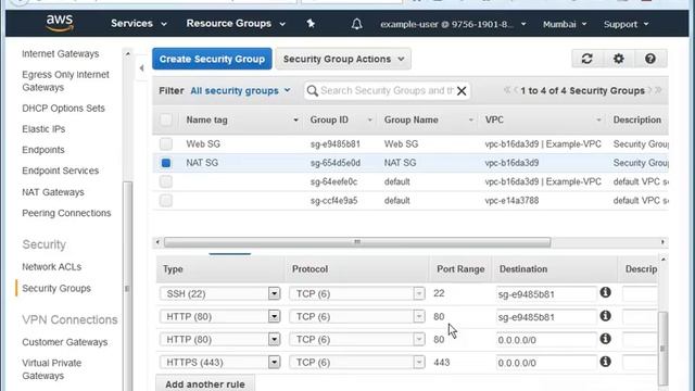 AWS Tutorial | Set-up VPC, Subnets, NAT Instance, Security Group | Deploy Web Application смотреть онлайн