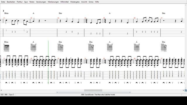 David Bowie - The Man who Sold the World - Tabs смотреть онлайн