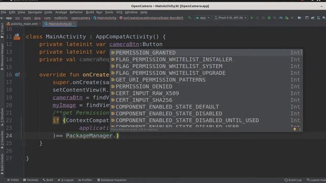 Android kotlin How to take a photo from camera and save to gallery in programmatically/ open camera смотреть онлайн