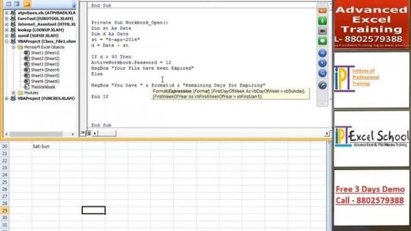 Advanced Excel Training Center Call 8802579388
