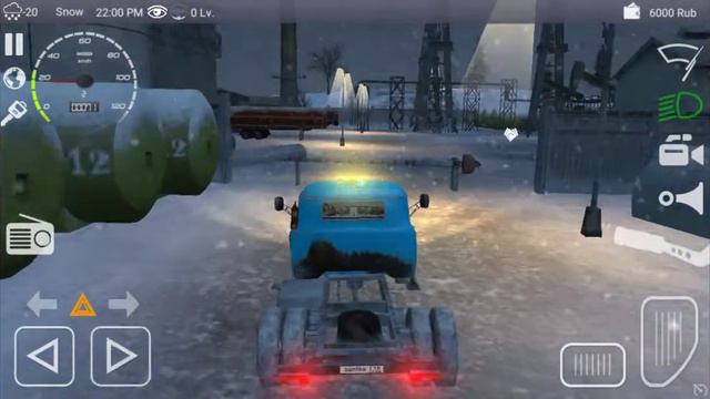 Russian Car Zil 130 Driving Snow wheater смотреть онлайн