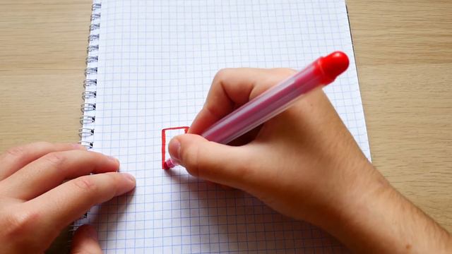 Маленький Подарок по клеточкам! Haw to draw смотреть онлайн