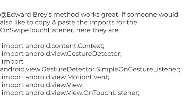 Android: How to handle right to left swipe gestures(5solution) смотреть онлайн