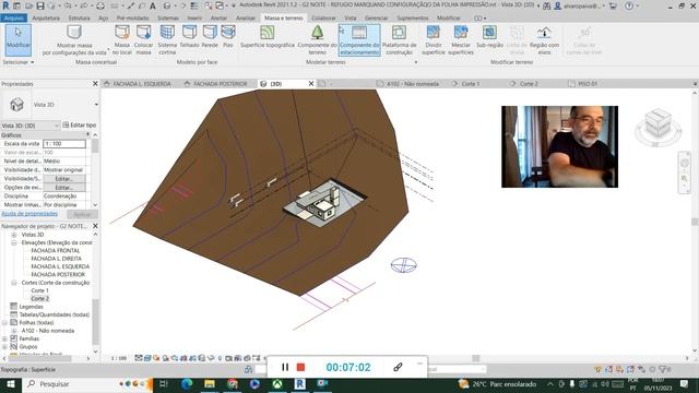 Organização de um corte no Revit смотреть онлайн