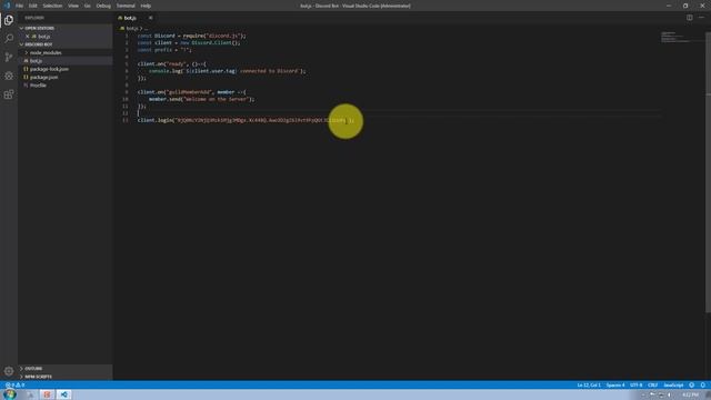 Discord Js Bot Ep. 2 : New Member Welcome Message смотреть онлайн
