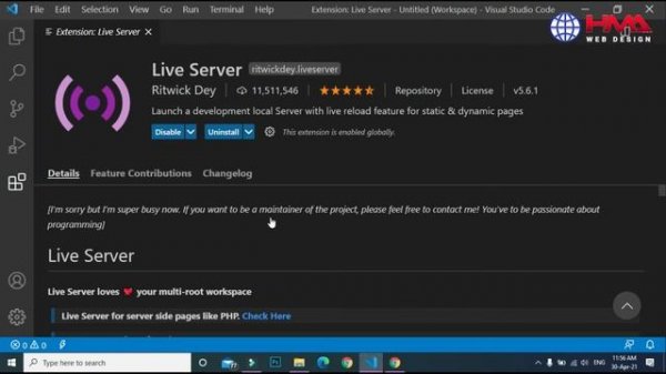 How to Use VSCode Live Server Extension | Visual Studio Code Auto Reload
