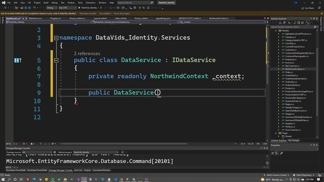 Add Identity to Entity Framework Database-First Projects [DotNet 6] смотреть онлайн