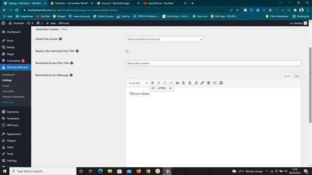 How to add user registration form in wordpress - Ultimate member tutorial смотреть онлайн