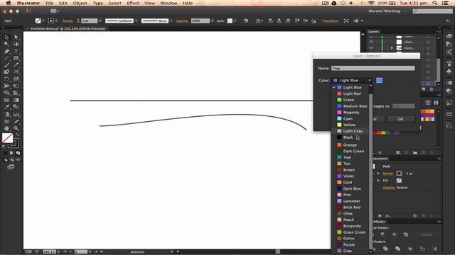 Adobe Illustrator CC Tutorial - The Basics Of Anchor Points смотреть онлайн