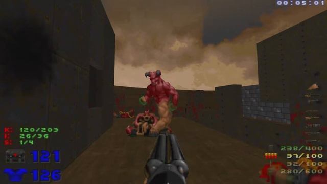 Map07: Prison - Final Doom: TNT Evilution [Все секреты] смотреть онлайн
