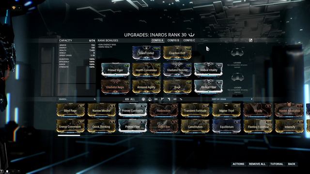 -[Warframe Builds]- Umbral EHP Inaros смотреть онлайн