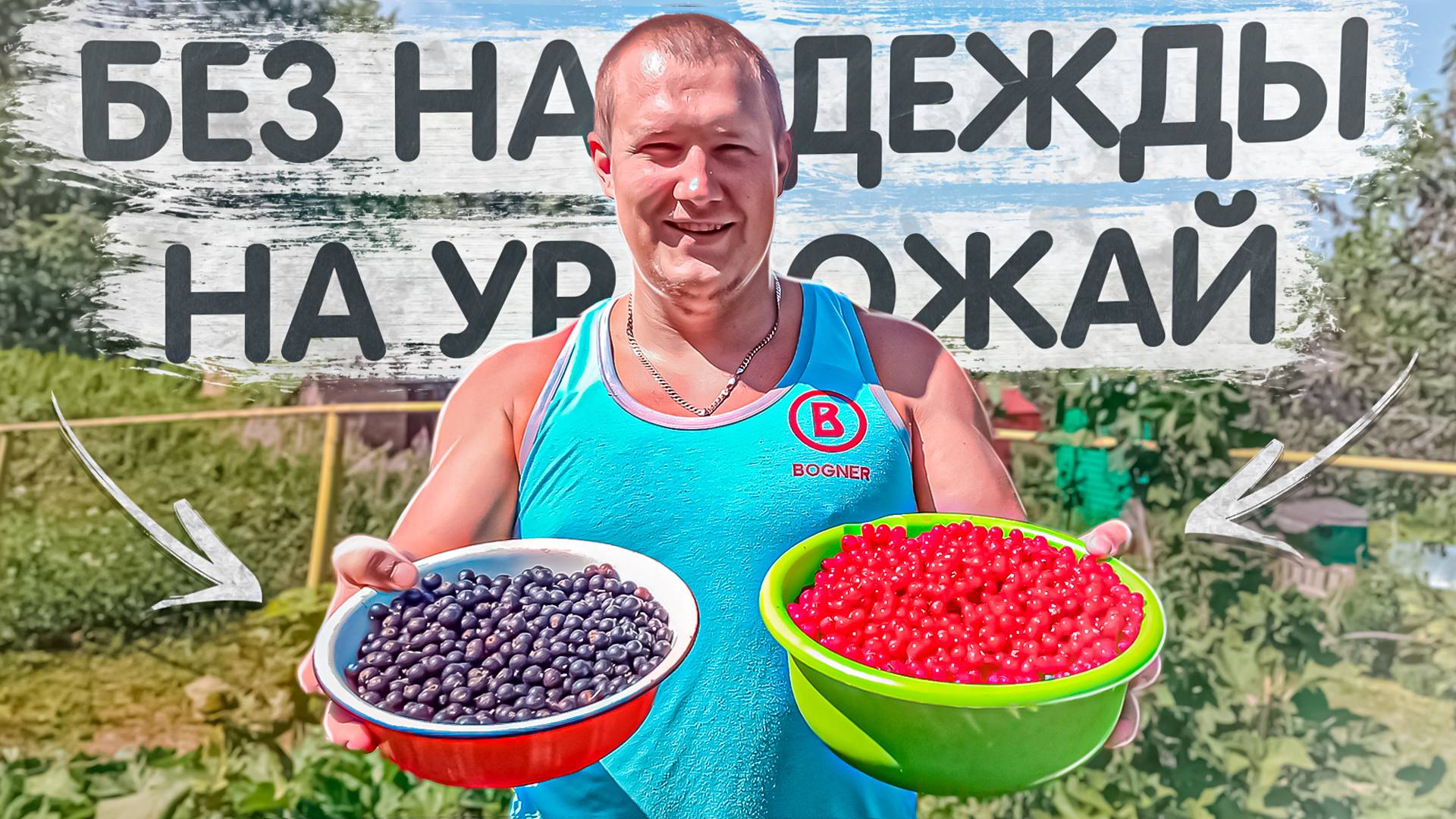 Урожайный день на даче - море смородины смотреть онлайн