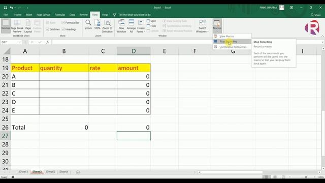 Macros in Ms-Excel||How to use macros in excel||Tally online class смотреть онлайн