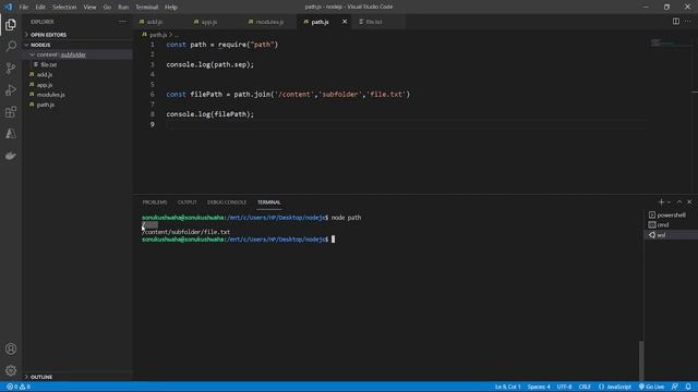 Different file separator in windows & Linux смотреть онлайн