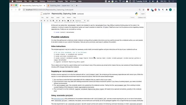 Capturing Your Python Code as a Reproducible, Deployable Project смотреть онлайн