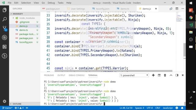DI & IoC #4: InversifyJS смотреть онлайн