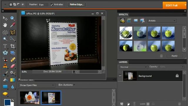 Photoshop Elements 9.0 Tutorial The Lasso Tools Adobe Training Lesson 8.4 смотреть онлайн