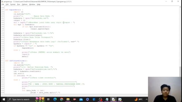 Membuat Perpustakaan Digital menggunakan Python - Kelompok 5 смотреть онлайн