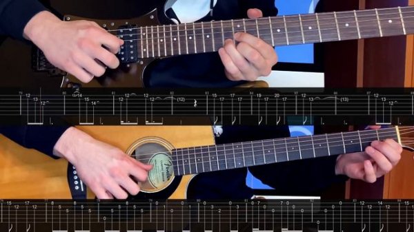 Metallica - Nothing Else Matters⎪Full Guitar Cover With Solo⎪TAB