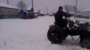 Минитрактор.Двигатель Урал