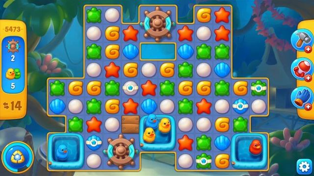 Fishdom Level 5471 - 5475 - Aquarium Music Room - World Art Works - Gameplay смотреть онлайн