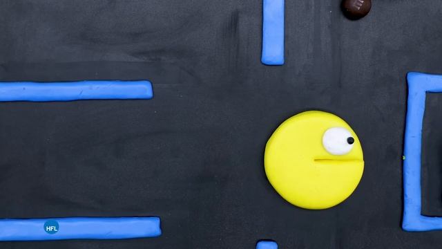 Lego PacMan Monster Attack Pacman Battle | Pacman In Real Life Stop Motion смотреть онлайн