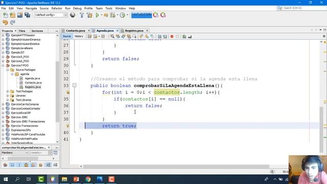 115 . Curso de Java II POO II Ejercicio - Agenda telefónica de contactos (Parte 2) смотреть онлайн