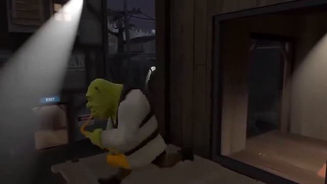 Шрек играет на саксофоне 5 минут