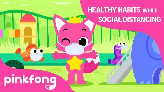 Healthy Habits while Social distancing | Let’s learn Healthy Habits | Pinkfong Songs For Children смотреть онлайн