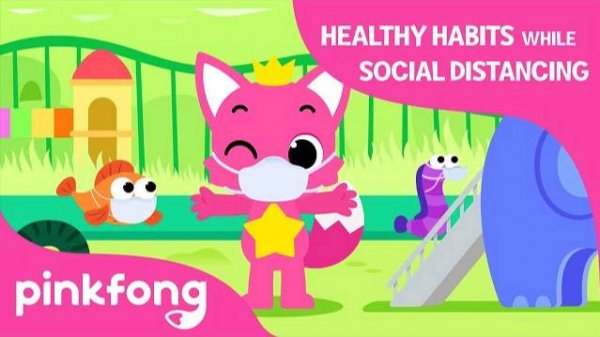 Healthy Habits while Social distancing | Let’s learn Healthy Habits | Pinkfong Songs For Children