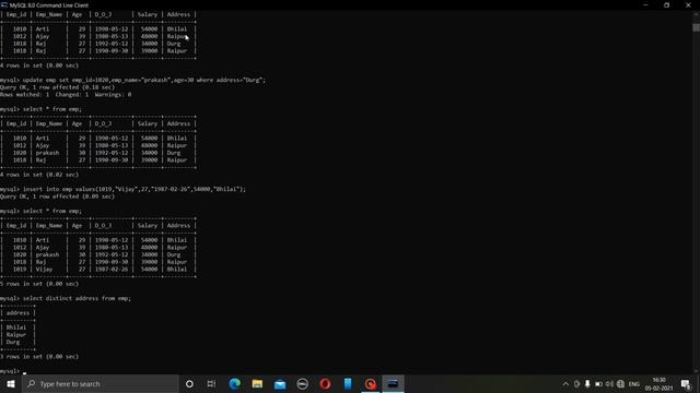 My SQL Tutorial Part-4 || SQl Distinct Statement,Between Command смотреть онлайн