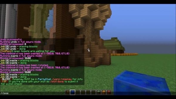 World edit tutorial - COPY, PASTE, FLIP, ROTATE!