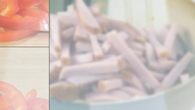 Простой салат с яйцом и ветчиной. Быстро и вкусно [Салаты на Новый год] смотреть онлайн